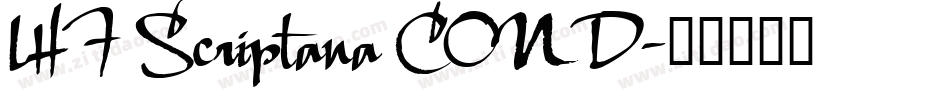 LHF Scriptana COND字体转换